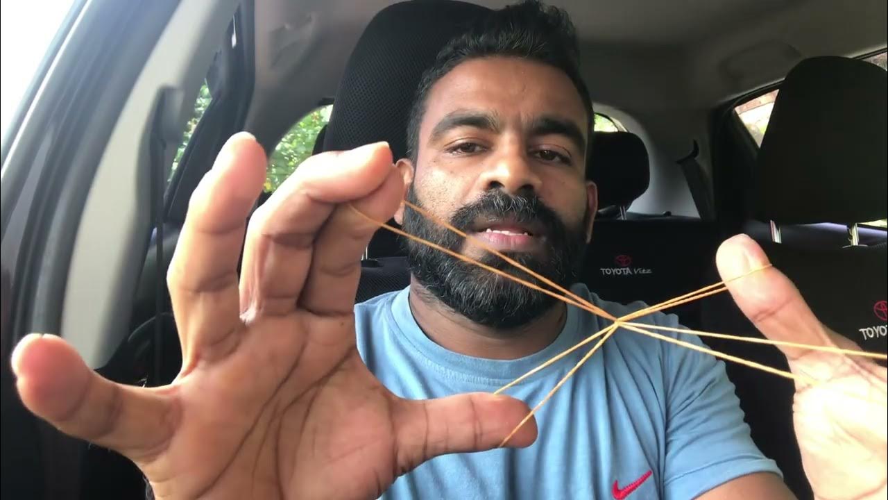 Magic another simple but amazing trick with a rubber band tutorial