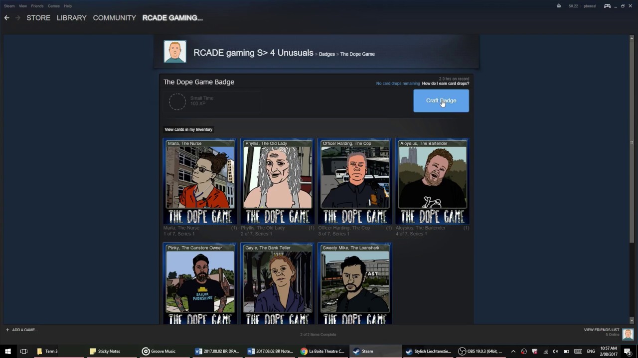 Profitable Steam Badge Crafting (Episode 1) HUGE PROFIT!!!