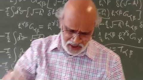 String Theory Lecture - 7 Part - 8/9 by Daya Shankar Kulshreshtha at the Univ. of Oldenburg
