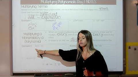Multiplying Polynomials Day 1 Part 1