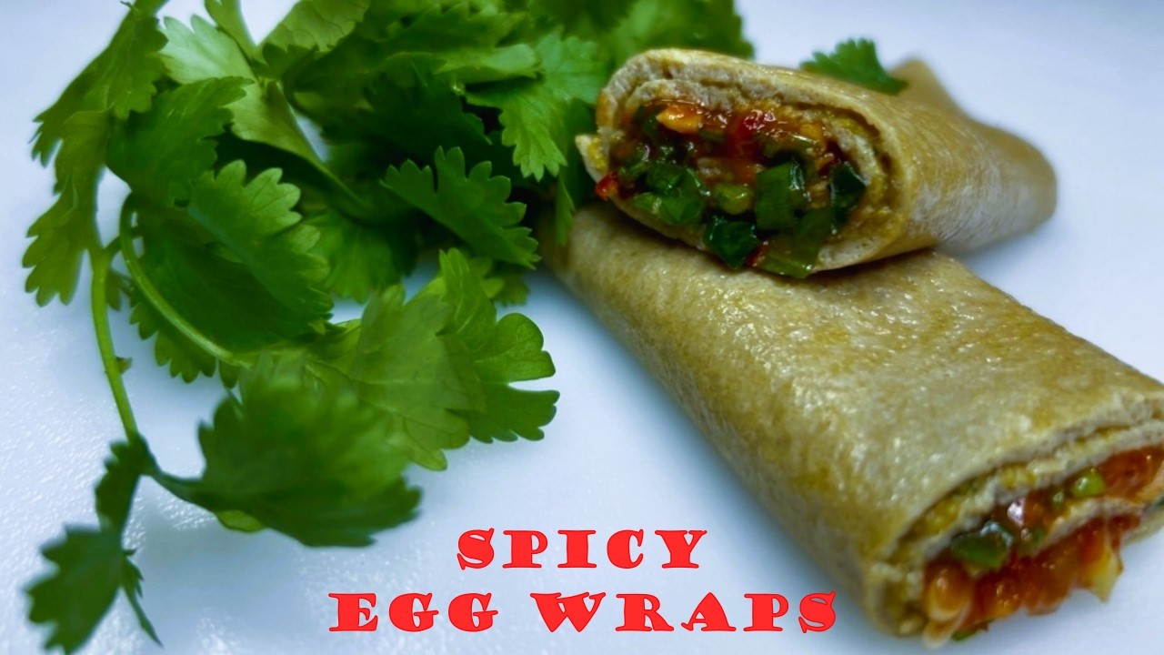 THAI Inspired BREAKFAST EGG WRAPS Recipe | Breakfast OMELETTE Recipe