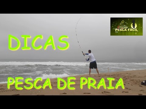 Dicas gerais de pesca de praia