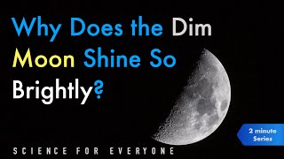 Why Does the Dim Moon Shine So Brightly?