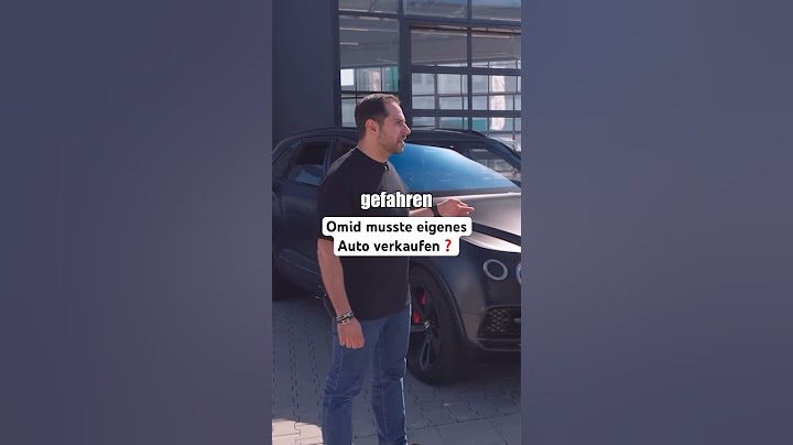 Omid musste sein eigens Auto an einen guten Freund verkaufen❓#omidmouazzen #autohandel