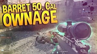 Barret 50. Cal OWNAGE! - MWR Sick SNIPING / HIGHLIGHTS! (Modern Warfare Remastered PC Multiplayer)