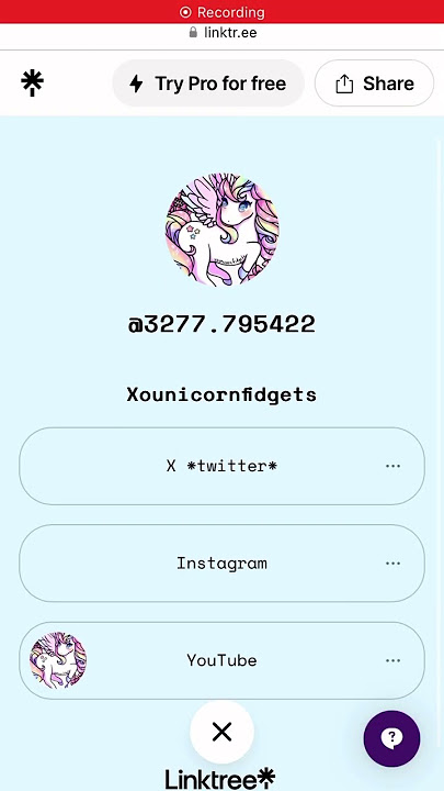 Brand new link tree! https://linktr.ee/3277.795422*also in description* #links #xounicornfidgets