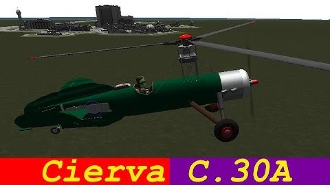 KSP Autogyro Cierva C.30A STOL, Real plane, Firespitter