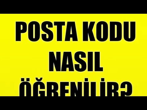 Video: Posta kodları 0 ile başlayabilir mi?