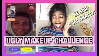 UGLY MAKEUP MONKEY APP CHALLENGE!!