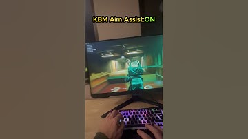 Mouse Aim Assist OFF vs ON in Warzone (OP) #warzone #aimassit #gaming #rewasd #cod