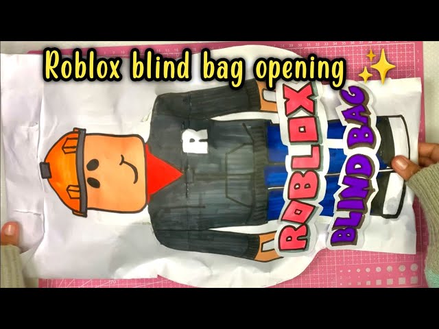 🥰paper diy🥰/Blind bag paper/Roblox Makeup/ASMR opening blind bag 