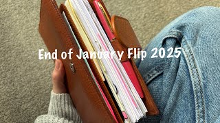 End of January 2025 Flip / Gillio Medium Compagna // Pink Planner Girl