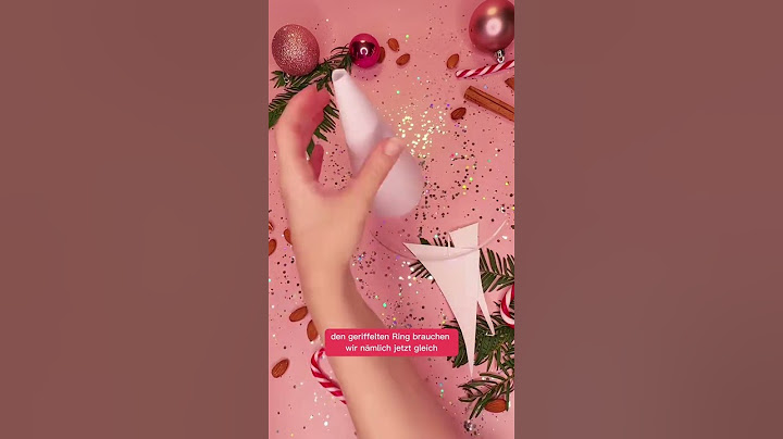 Bastelidee für die perfekte Tischdeko zu Weihnachten 🎄