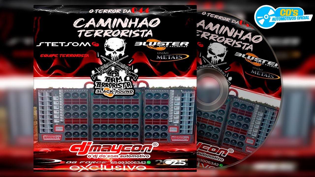 CD Caminhão Terrorista 2025 - Dj Maycon DB Force