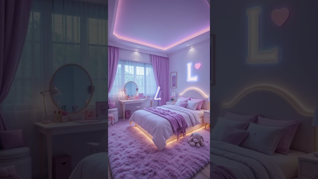 Choose your dream bedroom😍according to your name letter✨🥳