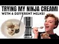 I GOT A NINJA CREAMI! UNBOXING AND TRYING 6 DIFFERENT ICE CREAM PINTS!