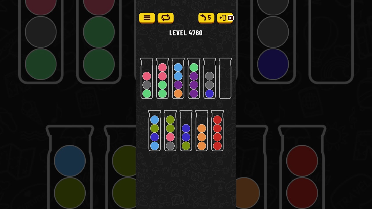 Ball Sort Puzzle Level 4760