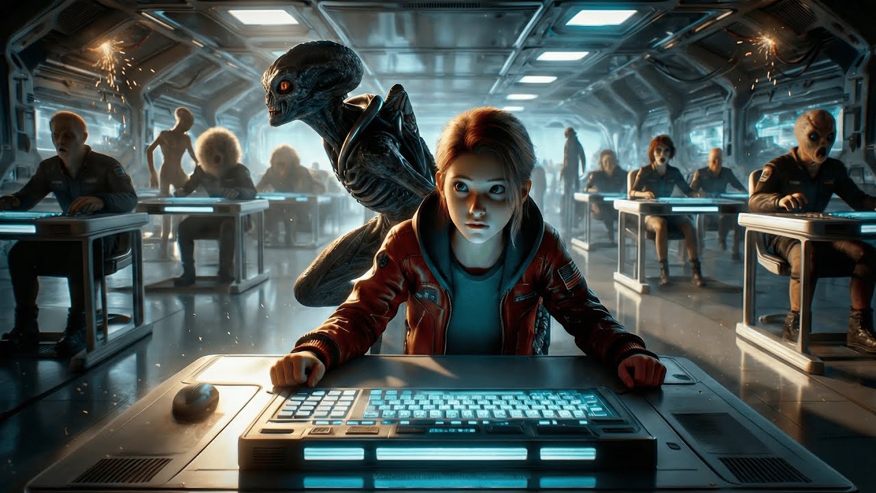 Próbowali zabić ludzką kadetkę w klasie, ale potwór spod biurka ich przepędził.