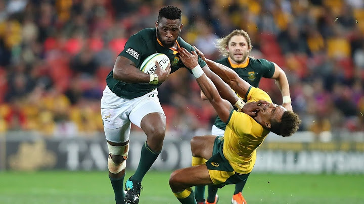 The 40 Greatest Springbok Tries Against the Wallabies