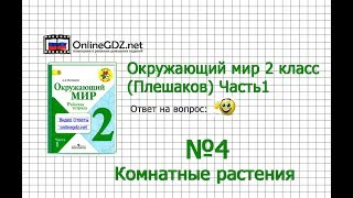 Задание 4 Комнатные растения - Окружающий мир 2 класс (Плешаков А.А.) 1 часть Задание 4 Комнатные растения - Окружающий мир 2 класс (Плешаков А.А.) 1 часть