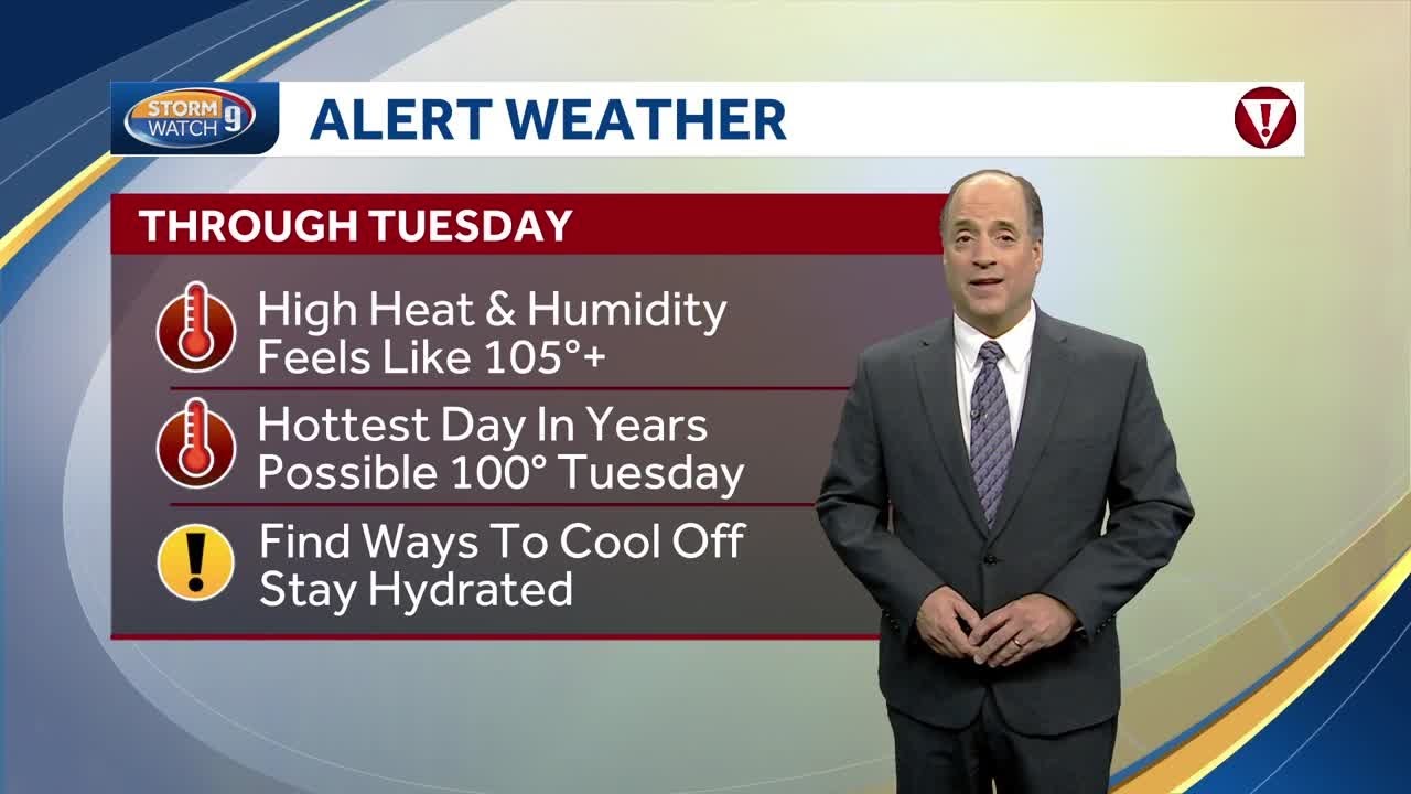 Video: Extreme heat warning remains in effect for parts of NH as temperatures climb