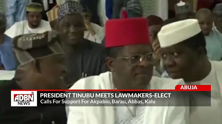 PRESIDENT TINUBU MEETS LAWMAKERS-ELECT - Calls For Support For Akpabio, Barau, Abbas, Kalu.