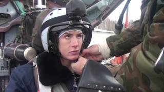 Pauline Nordin Stratosphere flight in the MiG29