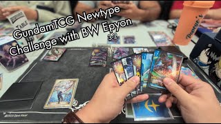 GundamTCG Newtype Challenge with BW Epyon! POV Gameplay Dec 28 2025