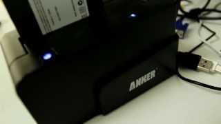 Review of Uspeed (Anker) USB3 & eSata Docking Station for 2.5 or 3.5in HDD & SSD