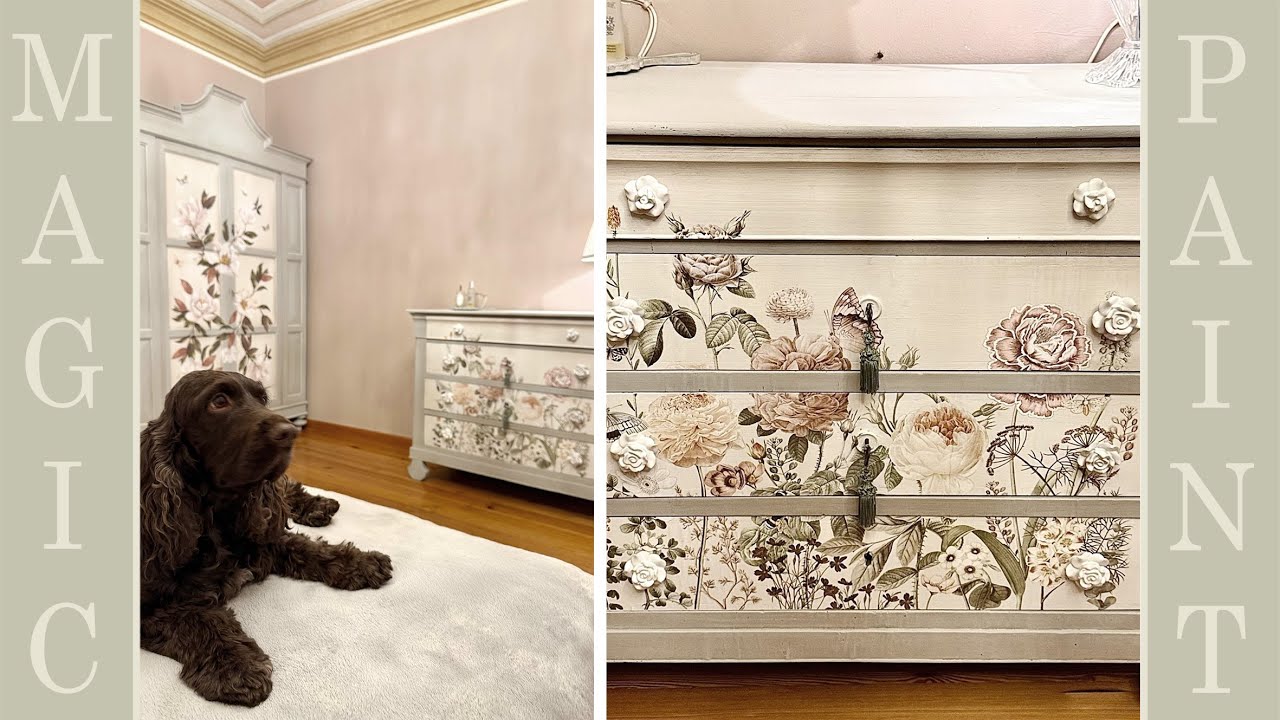 Restyling mobili in legno lucido senza primer Magic Paint! Chalk Paint #faidate® DIY #ElisaMP