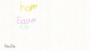 Glitter Happy Easter egg 2024