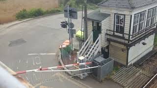 Trains at Cuxton Railway Station & Level Crossing | Kent | Saturday 19th April 2025