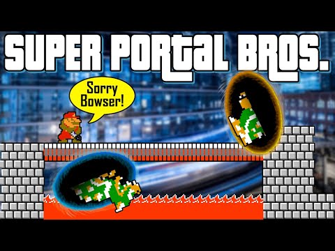 SUPER PORTAL BROS.! - Mari0 Map Pack - Portal Mario
