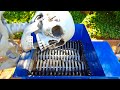 SHREDDING A HUMAN SKELETON!