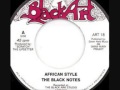 The black notes  african style  african dub