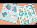 Unboxing momo kawaii sticker and asmr journal stickers