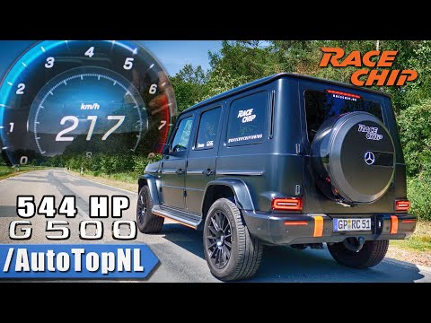 544HP Mercedes Benz G Class G500 RaceChip GTS 0-217km/h ACCELERATION & TOP SPEED by AutoTopNL