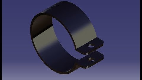 Catia V5 - Clamp
