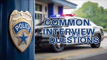 Law Enforcement Interview Questions - How We Asked Questions When I Conducted Interviews
