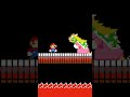 Bowser resembling Princess Peach #shorts #mario #supermario #マリオ