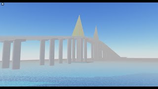 I recreated the Sunshine Skyway bridge