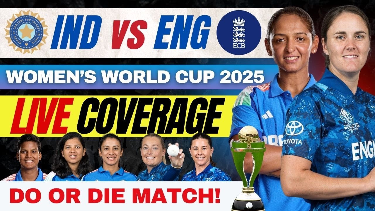 INDW vs ENGW Live Preview: Can India Beat England and Finish in Top 4? Women's World Cup 2025