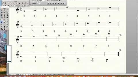 Treble Clef Ledger Lines Review Video