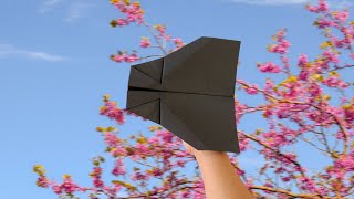 How to make a easy fighter jet paper airplane