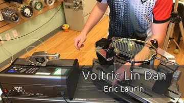 Time Lapse: How to String a Yonex Voltric Lin Dan Badminton Racquet