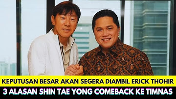 3 Alasan Shin Tae Yong Segera Comeback jadi Pelatih Timnas Indonesia