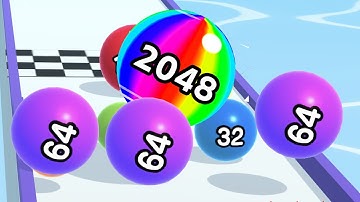 Ball Run 2048 - All Levels Gameplay Android, iOS ( Levels 265 )