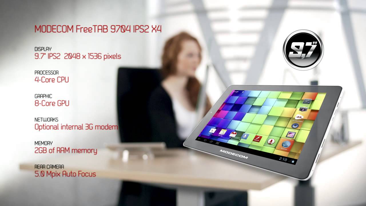 MODECOM FreeTAB 9704 Quadcore allwinner A31