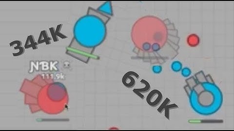 Diep.io FFA - Hybrid & Auto gunner highlights (344k & 620k)