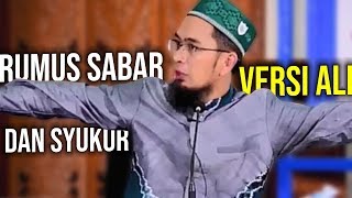 WAJIB NONTON‼️ Rumus SABAR & SYUKUR dari Ali bin Abi Thalib - Ustadz Adi Hidayat LC MA